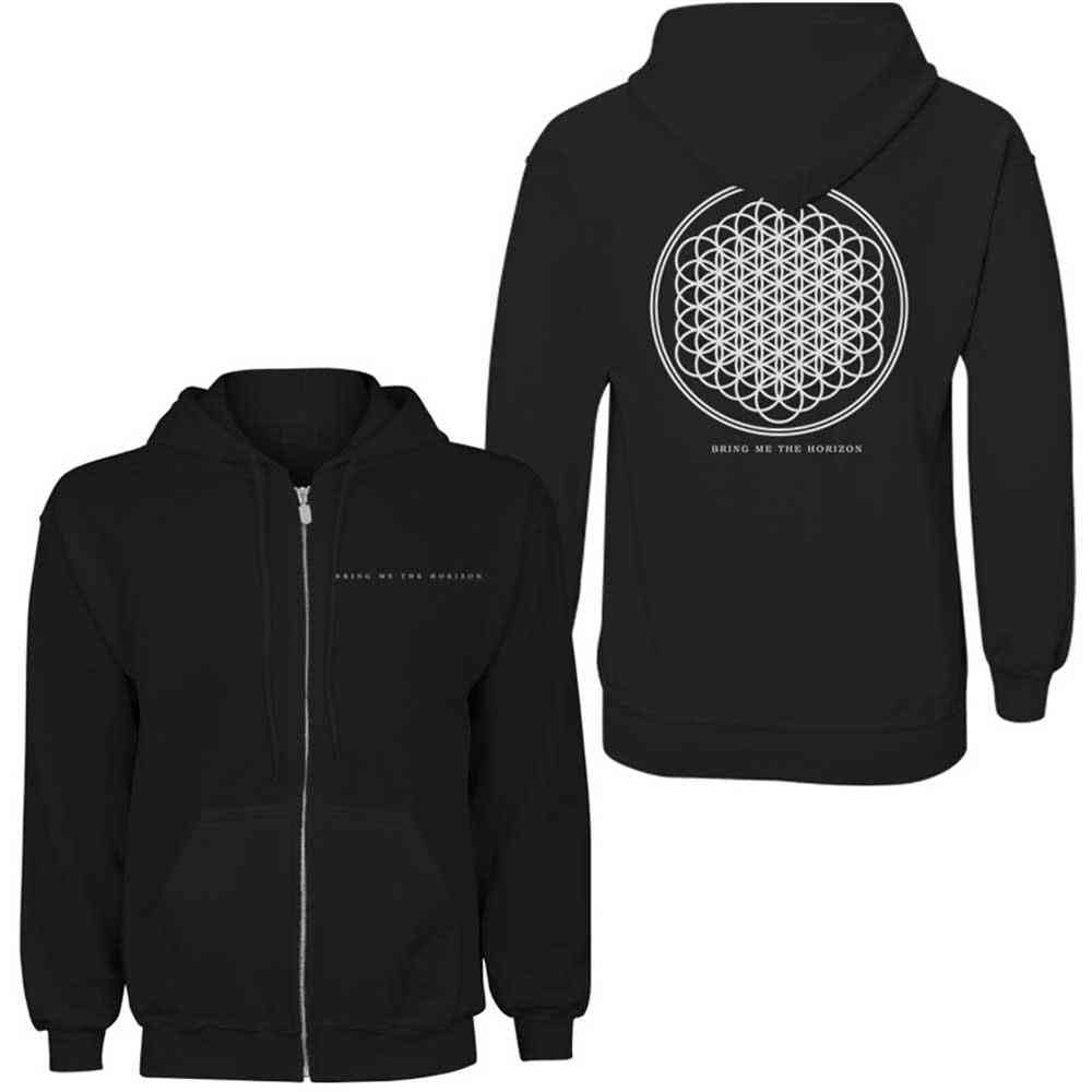 Bring Me The Horizon - Flower Of Life Veste zip à capuche - Noir
